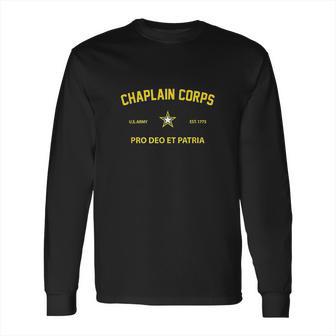 Us Army Chaplain Corps Long Sleeve T-Shirt | Favorety UK