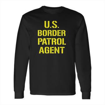 Us Border Patrol Agent Halloween Long Sleeve T-Shirt | Favorety DE