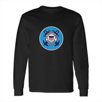 Us Coast Guard Auxiliary Homeland Security Patch Long Sleeve T-Shirt | Favorety UK