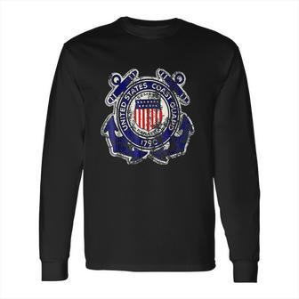 Us Coast Guard Original Cool Uscg Logo Long Sleeve T-Shirt | Favorety CA