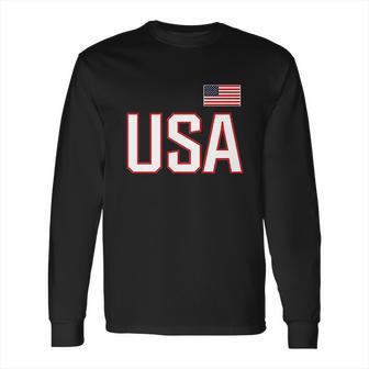 Usa National Pride Deluxe Soft Long Sleeve T-Shirt | Favorety UK