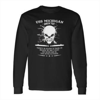 Uss Michigan Ssgn 727 Long Sleeve T-Shirt | Favorety UK