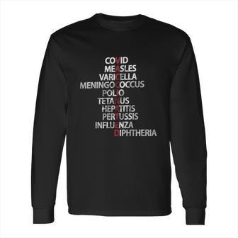 Vaccinated Covid Measles Varicella Interesting 2022 Gift Long Sleeve T-Shirt | Favorety UK