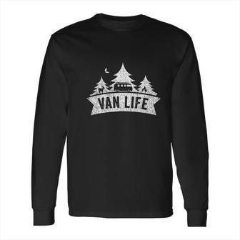 Van Life Clothing Retro Vintage Van Dwellers Vanlife Nomads Long Sleeve T-Shirt | Favorety AU