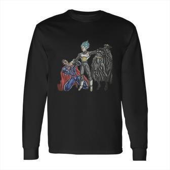 Vegeta Superman Batman Shirt Long Sleeve T-Shirt | Favorety UK