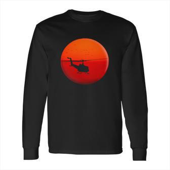 Vietnam Helicopter Sunset Long Sleeve T-Shirt | Favorety DE