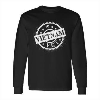 Vietnam Vet Stamp Long Sleeve T-Shirt | Favorety AU