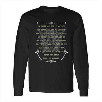 Viking Prayer Before The Battle Vikings Warriors Long Sleeve T-Shirt | Favorety DE