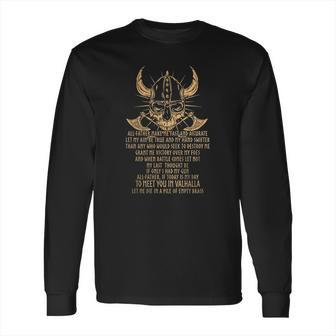 The Vikings Prayer Long Sleeve T-Shirt | Favorety AU