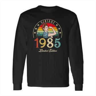 Vintage 1985 Limited Edition 1985 37Th Birthday 37 Years Old Long Sleeve T-Shirt | Favorety AU