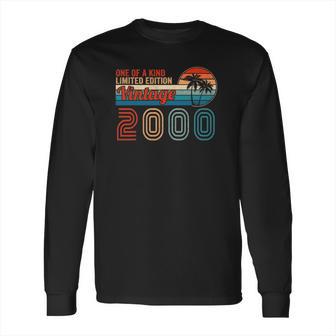 Vintage 2000 22 Vintage Gifts Birthday 22 Years Old Long Sleeve T-Shirt | Favorety AU