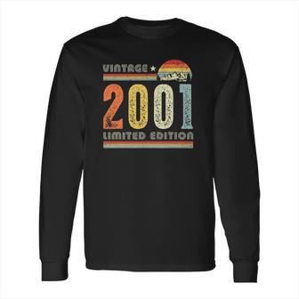 Vintage 2001 Made In 2001 21St Birthday 21 Years Old Long Sleeve T-Shirt | Favorety AU