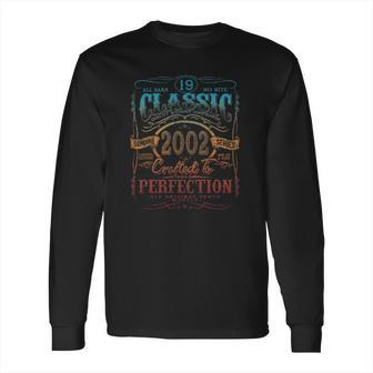 Vintage 2002 Limited Edition Gift 19 Years Old 19Th Birthday Long Sleeve T-Shirt | Favorety UK