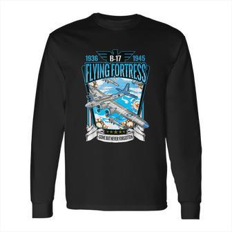 Vintage B17 Flying Fortress Ww2 Heavy Bomber Aviator Long Sleeve T-Shirt | Favorety DE