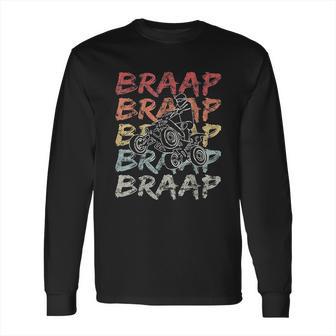 Vintage Braap Quad Biker Long Sleeve T-Shirt | Favorety UK