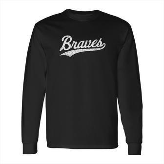 Vintage Braves Long Sleeve T-Shirt | Favorety