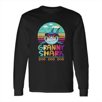 Vintage Granny Shark Doo Doo Doo Long Sleeve T-Shirt | Favorety UK