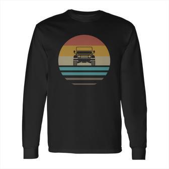 Vintage Jeeps Retro 70S Distressed Off Road Long Sleeve T-Shirt | Favorety AU