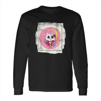 Vintage Kawaii Cat Cute Japanese Anime Manga Gift Long Sleeve T-Shirt | Favorety DE