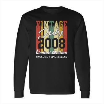 Vintage Limited Edition Birthday Decoration July 2008 Ver2 Long Sleeve T-Shirt | Favorety AU