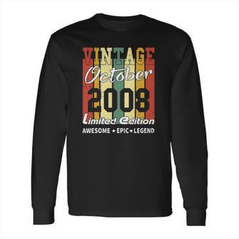 Vintage Limited Edition Birthday Decoration October 2008 Ver2 Long Sleeve T-Shirt | Favorety