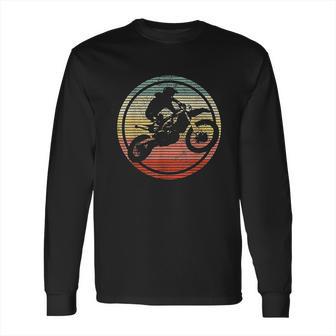 Vintage Motocross Bike Enduro Biker Long Sleeve T-Shirt | Favorety DE