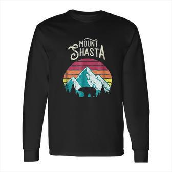 Vintage Mount Shasta Mountains Bear Long Sleeve T-Shirt | Favorety CA