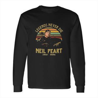 Vintage Neil Peart Legend Never Die Long Sleeve T-Shirt | Favorety AU