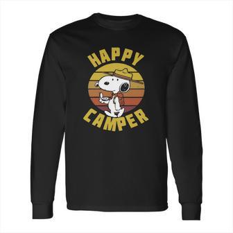 Vintage Peanuts Snoopy Happy Camper Long Sleeve T-Shirt | Favorety CA