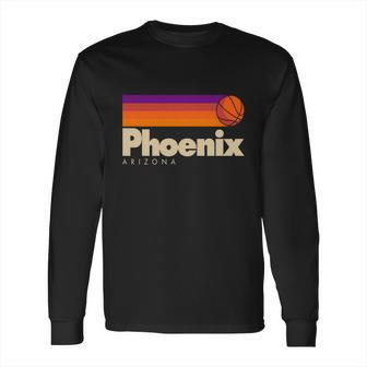 Vintage Retro Phoenix Arizona Basketball Logo Long Sleeve T-Shirt | Favorety DE