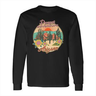 Vintage Retro Travel Arizona Desert Adventure Emblem Long Sleeve T-Shirt | Favorety UK