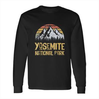 Vintage Retro Yosemite National Park Long Sleeve T-Shirt | Favorety UK