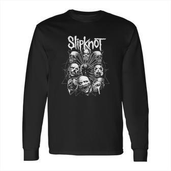 Vintage Slipknot Creepy Mono Art Long Sleeve T-Shirt | Favorety DE