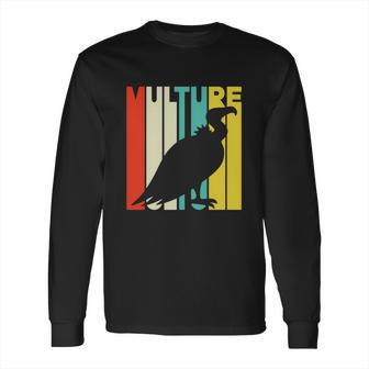 Vintage Style Vulture Silhouette T-Shirt Long Sleeve T-Shirt | Favorety