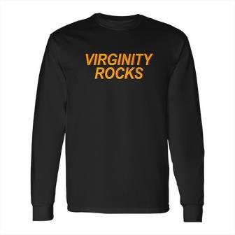 Virginity Rocks Basic Vintage Long Sleeve T-Shirt | Favorety CA