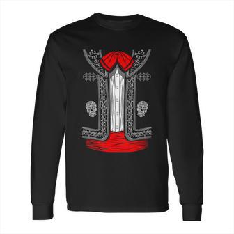 Viva Mexico Mens Mariachi Dia De Los Muertos Day Of The Dead Mexican Skeleton Halloween Long Sleeve T-Shirt | Favorety AU