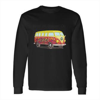 Volkswagen Peace Bus Keep On Groovin On Long Sleeve T-Shirt | Favorety