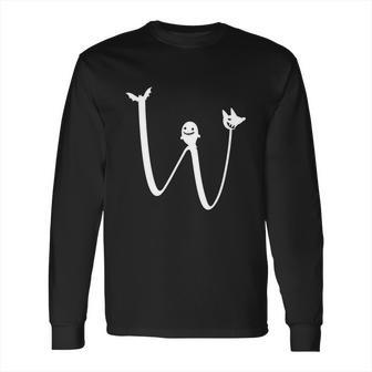 W Name Charater Dracula Ghost Boo Halloween Quote Long Sleeve T-Shirt | Favorety AU