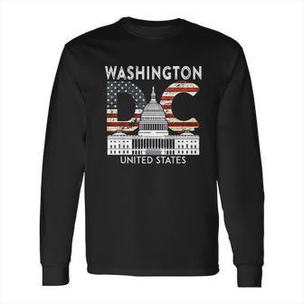 Washington State Capitol Hill Souvenir Gift Washington Dc Long Sleeve T-Shirt | Favorety CA