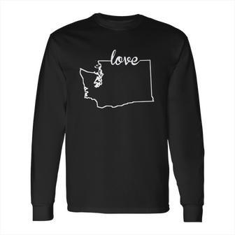 Washington State Home Love Long Sleeve T-Shirt | Favorety