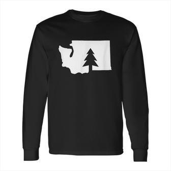 Washington State Tree Long Sleeve T-Shirt | Favorety CA