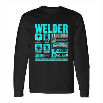 Welder Definition For Welders Funny Gift Tig Welding Arc Welding Funny Gift Long Sleeve T-Shirt | Favorety UK