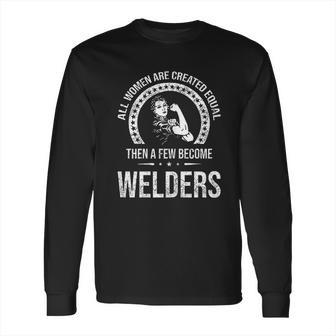 Welder Metalworkers Long Sleeve T-Shirt | Favorety AU