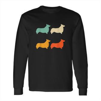 Welsh Corgi Gift Dog Lover Retro Welsh Corgi Vintage Dog Long Sleeve T-Shirt | Favorety DE