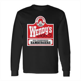 Wendys Old Fashioned Hamburgers Long Sleeve T-Shirt | Favorety DE