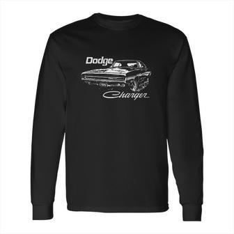 White Dodge Charger Long Sleeve T-Shirt | Favorety DE