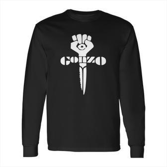 White Gonzo Fist Long Sleeve T-Shirt | Favorety CA