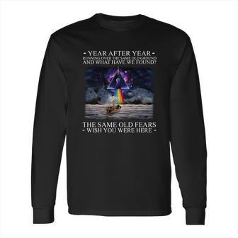 Wish You Were Here Delicate Sound Of Thunder Lyrics Pink Floyd Shirt Long Sleeve T-Shirt | Favorety CA