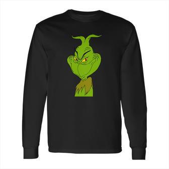 Wry Smile Grinch Long Sleeve T-Shirt | Favorety AU