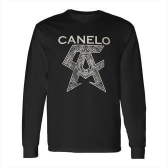 Yonabb Mens Fashion Canelo Alvarez Generic Crew Neck Long Sleeve T-Shirt | Favorety